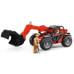 Voertuigen|Jongens>Bruder Auto Manitou Telescooplader MLT 633
