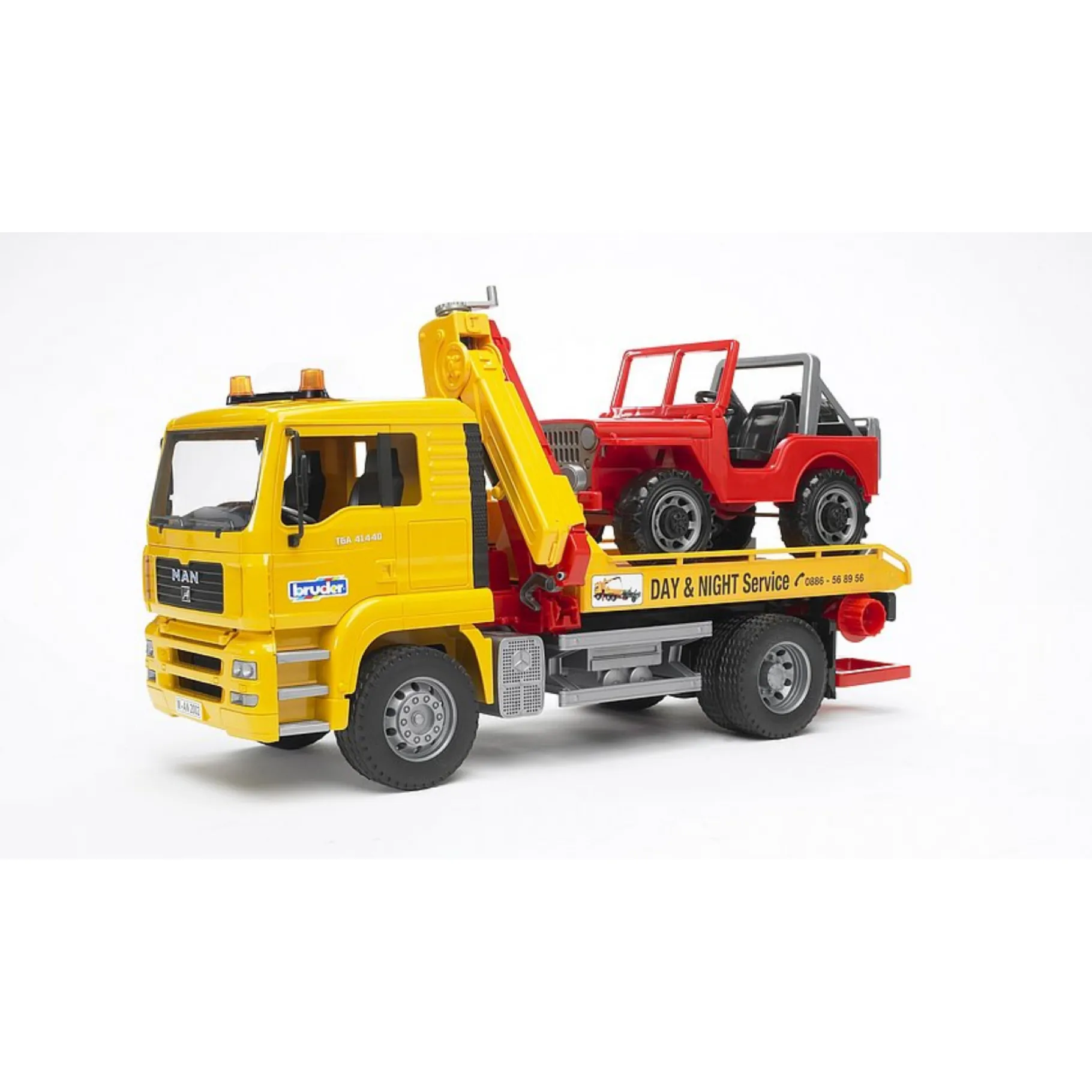 Voertuigen|Jongens>Bruder Auto Vrachtwagen Bergingstruck Met Jeep