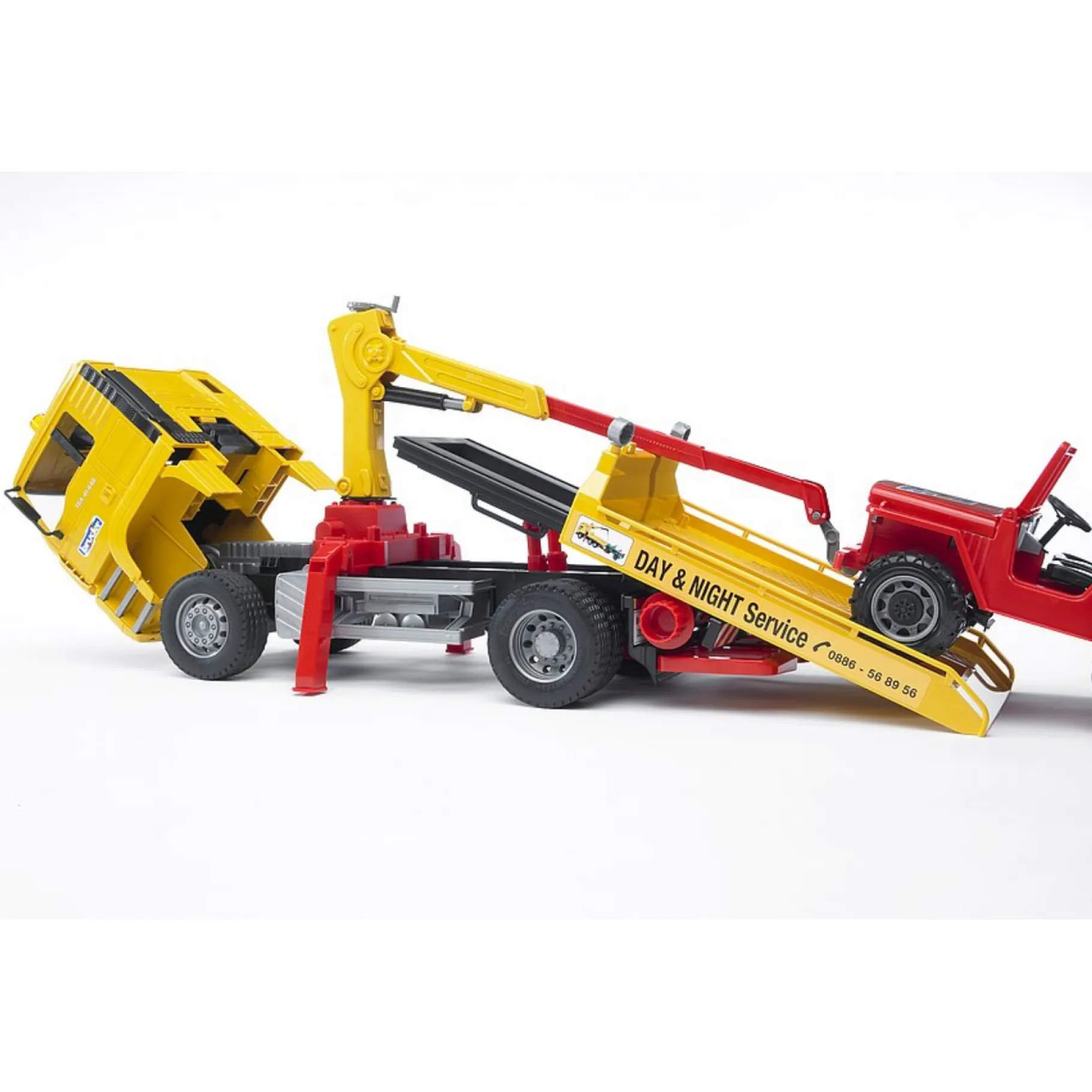 Voertuigen|Jongens>Bruder Auto Vrachtwagen Bergingstruck Met Jeep