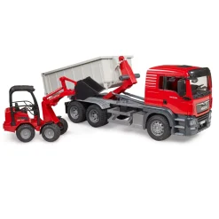 Auto's|Jongens>Bruder Auto Vrachtwagen MAN met Shovel Schaeffer