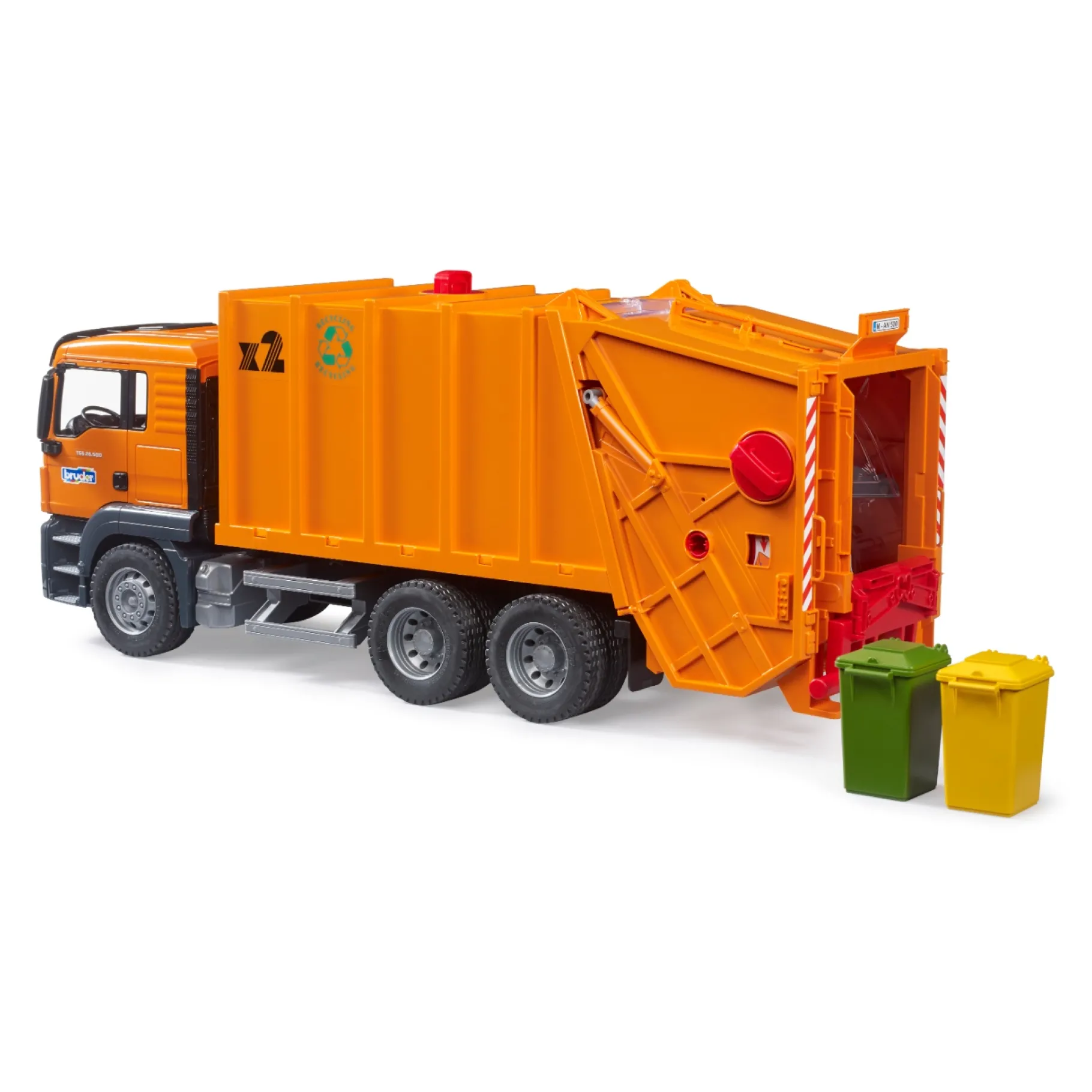 Auto's|Jongens>Bruder Auto Vrachtwagen Vuilnisauto Scania