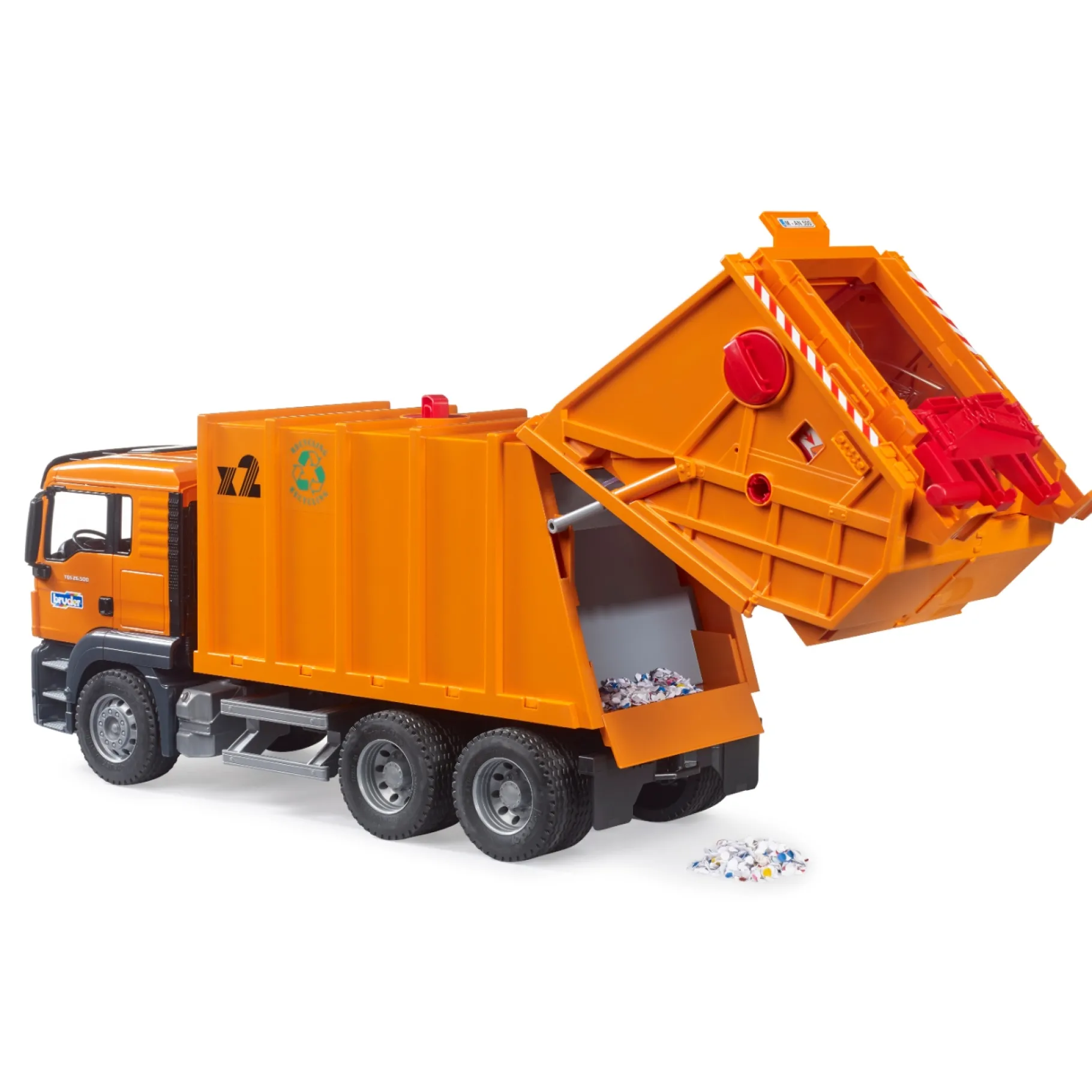 Auto's|Jongens>Bruder Auto Vrachtwagen Vuilnisauto Scania