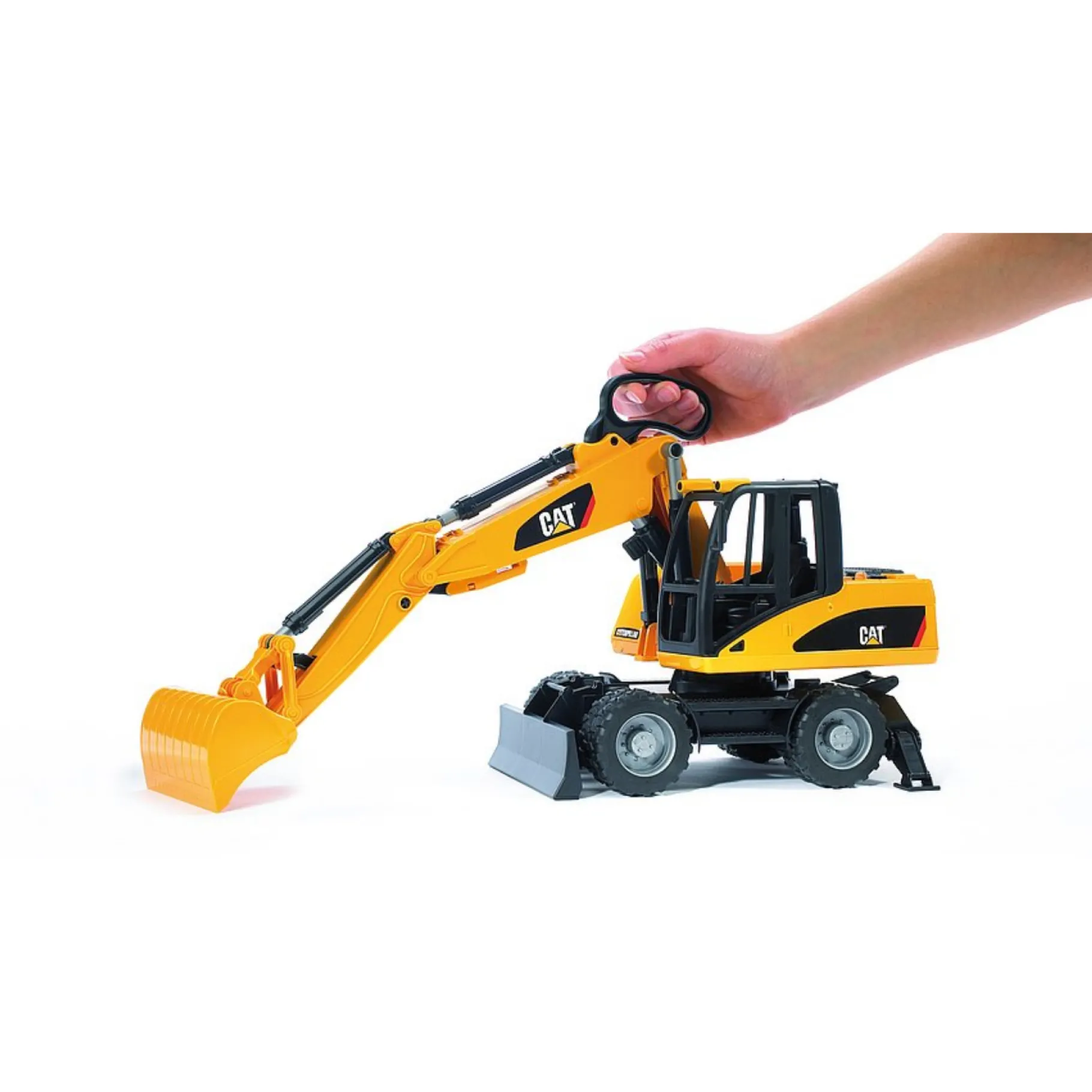 Voertuigen|Jongens>Bruder Graafmachine Op Wielen Caterpillar