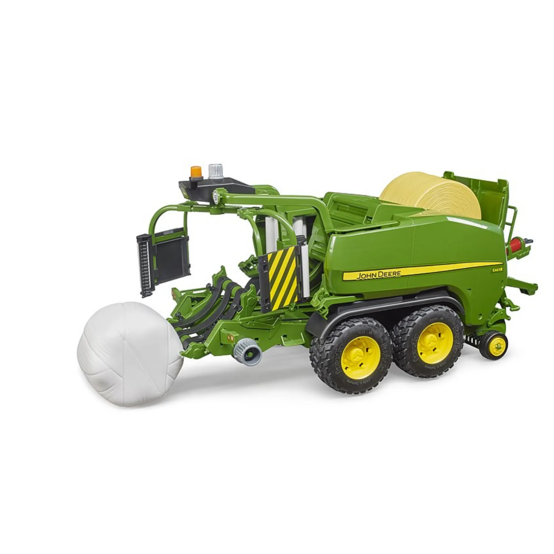 Boerderij|Jongens>Bruder John Deere Persmachine / Wikkelmachine C441R