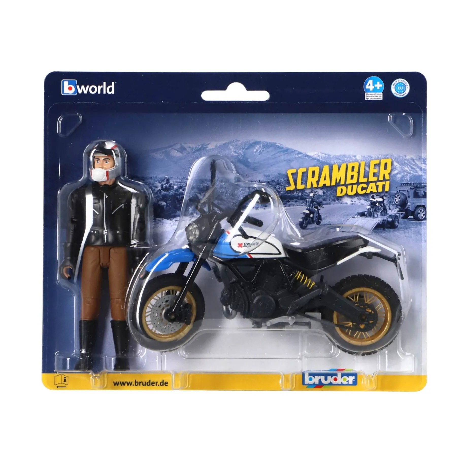 Speelsets|Jongens>Bruder Motor Ducati Desert Met Bestuurder