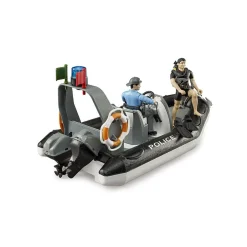 Jongens>Bruder Politie Opblaas Boot Met Licht En Geluid