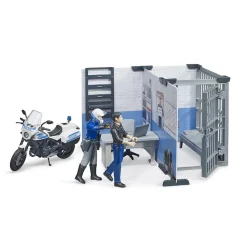 Speelsets|Jongens>Bruder Politiebureau Met Motor B World