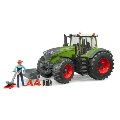 Boerderij|Jongens>Bruder Tractor Fendt 1050 Vario Met Monteur En Garage Accessoires