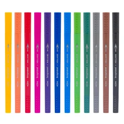 Tekenen / Kleuren> Bruynzeel Creatives fineliner en brushpen in 1 12 kleuren