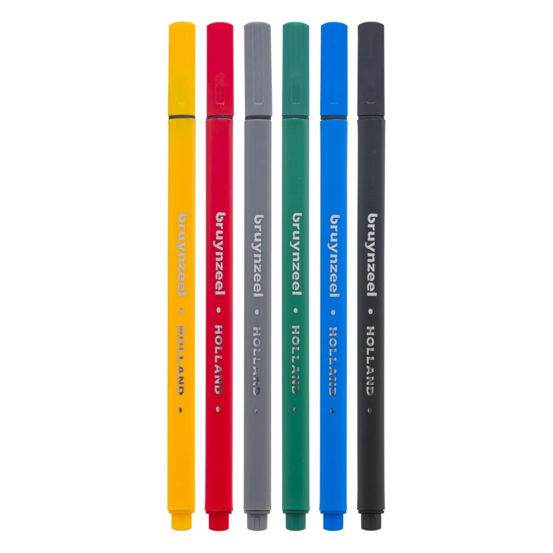Tekenen / Kleuren>Bruynzeel Fineliner Set 6 Kleuren Basic