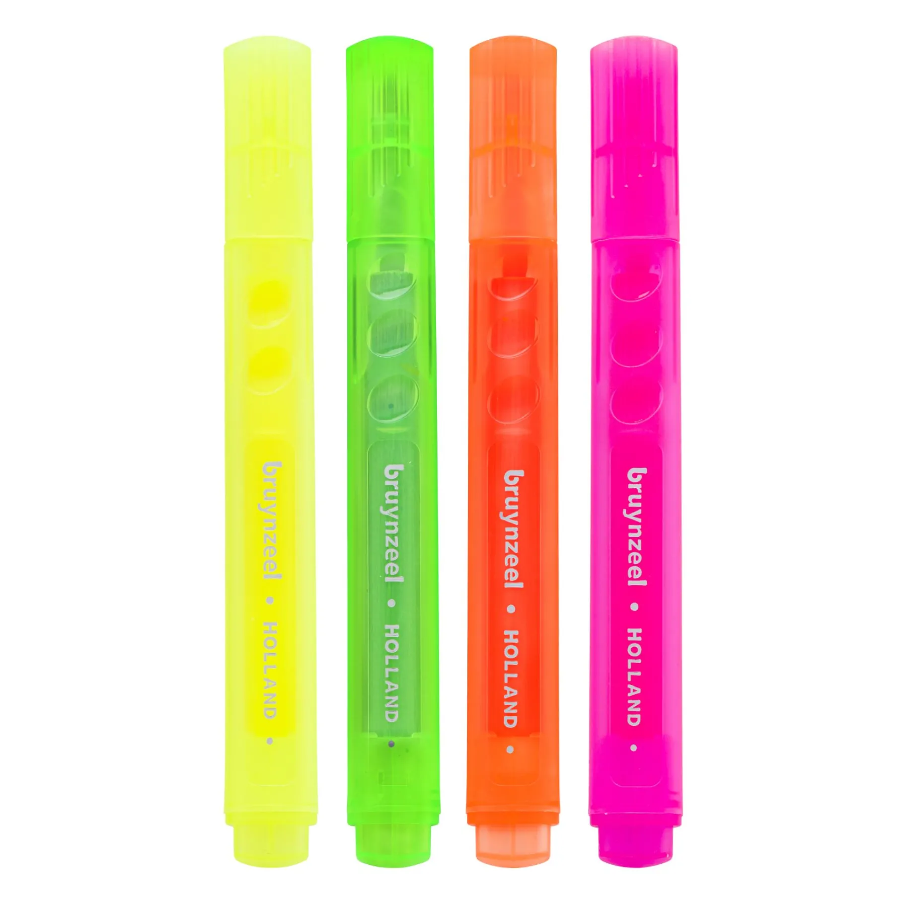 Tekenen / Kleuren>Bruynzeel markeerstiften neon 4 kleuren