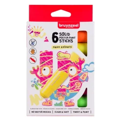 Tekenen / Kleuren>Bruynzeel verfstiften neon kleuren 6 stuks