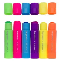 Tekenen / Kleuren>Bruynzeel verfstiften neon kleuren 6 stuks