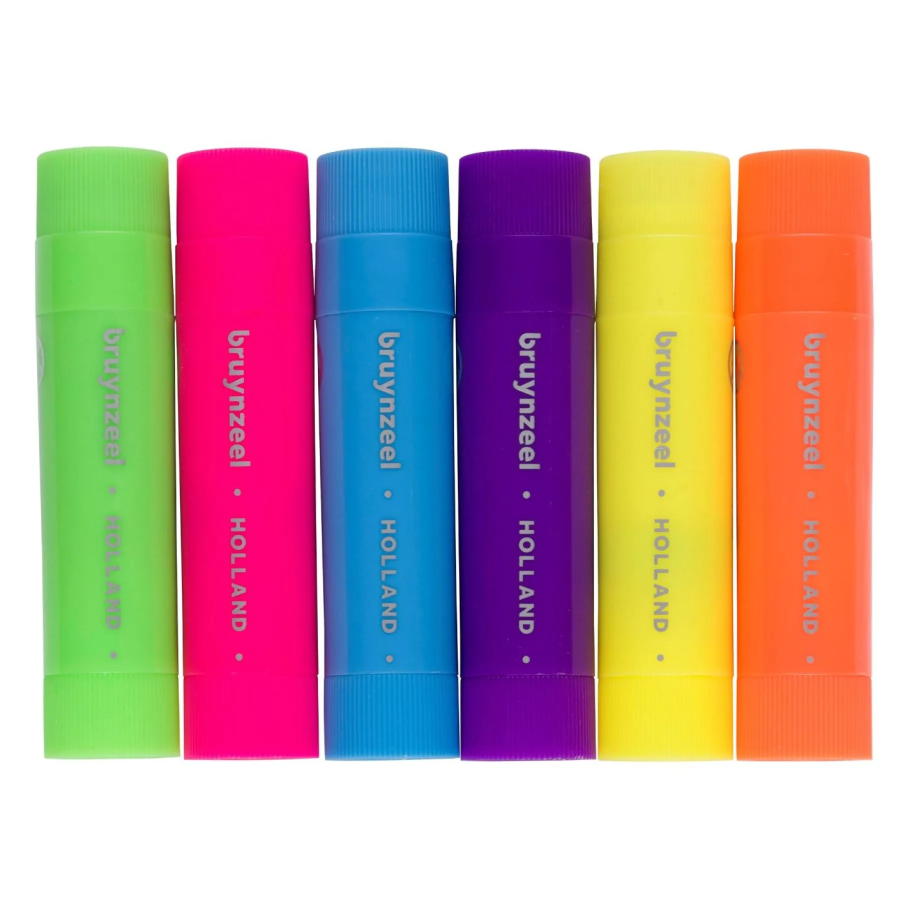 Tekenen / Kleuren>Bruynzeel verfstiften neon kleuren 6 stuks