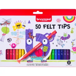 Tekenen / Kleuren> Bruynzeel viltstiften 50 stuks