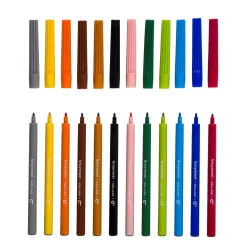 Tekenen / Kleuren>Bruynzeel Viltstiften 12 Stuks