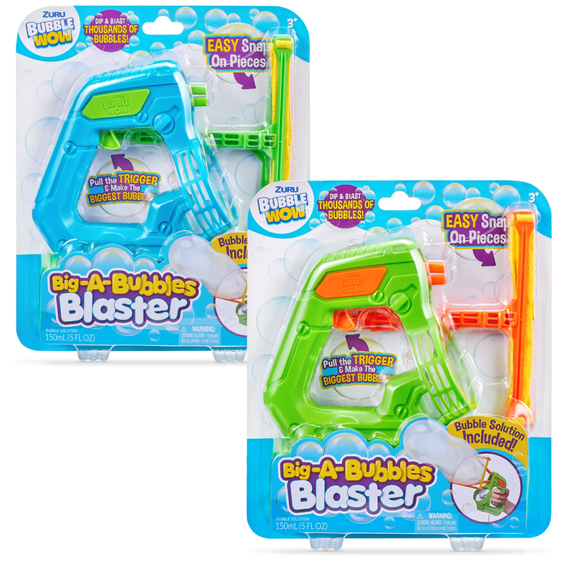 Bellenblaas>Zuru Bubble Wow Big A Bubbles Blaster Series 1 Assorti