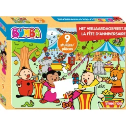 Houten Puzzels> Bumba Puzzel 9 Stuks Het Verjaardagsfeestje