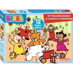Houten Puzzels> Bumba Puzzel 12 Stuks Het Verjaardagslied
