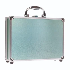 Make-Up> Casuelle Aluminium Cosmetica Koffer Groen/Zilver
