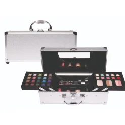 Make-Up> Casuelle Cosmetica Koffer Rechthoekig Zilver