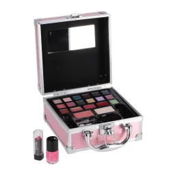 Make-Up></noscript> Casuelle Cosmetica Koffer Alu Mini Roze