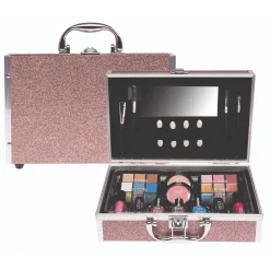 Make-Up> Casuelle make up koffer oud roze glitter