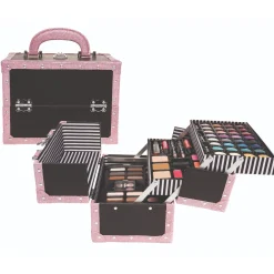 Make-Up> Casuelle MaKe-Up Koffer 3D Glitter-Pink Print