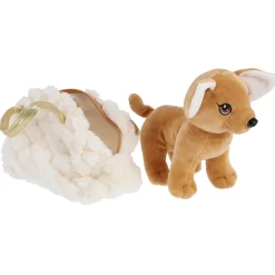 Dieren Knuffels En Pluche|Overige></noscript> Chihuahua pluche in handtas 2 assorti