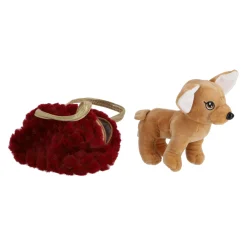 Dieren Knuffels En Pluche|Overige></noscript> Chihuahua pluche in handtas 2 assorti