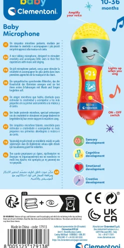 Speelgoedmicrofoons></noscript> Clementoni baby microfoon