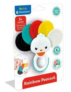 Rammelaars> Clementoni baby rammelaar pauw