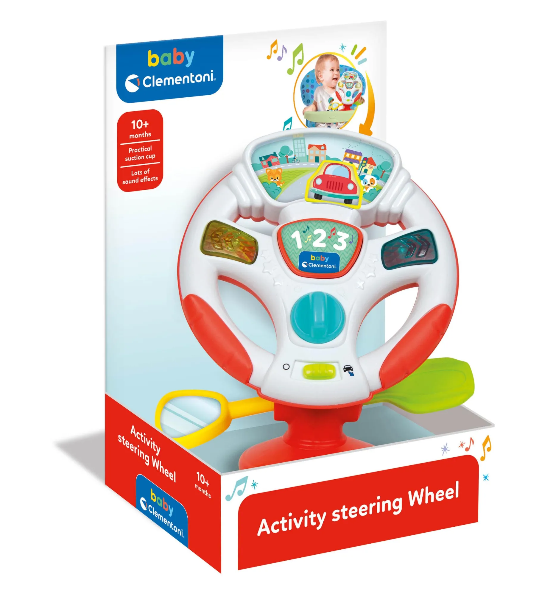 Voertuigen|Baby Voertuigen> Clementoni baby stuurwiel