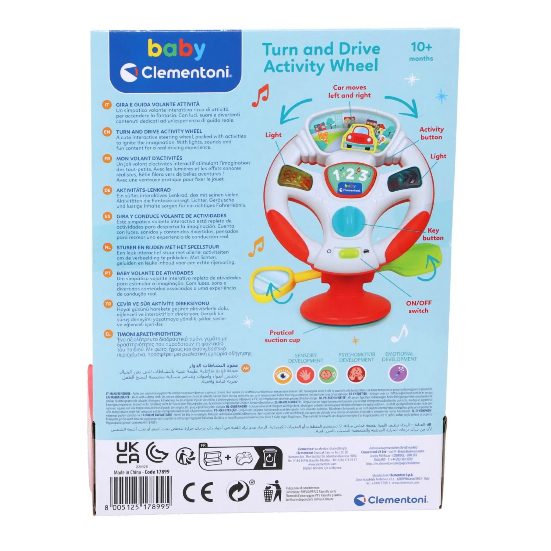 Voertuigen|Baby Voertuigen> Clementoni baby stuurwiel