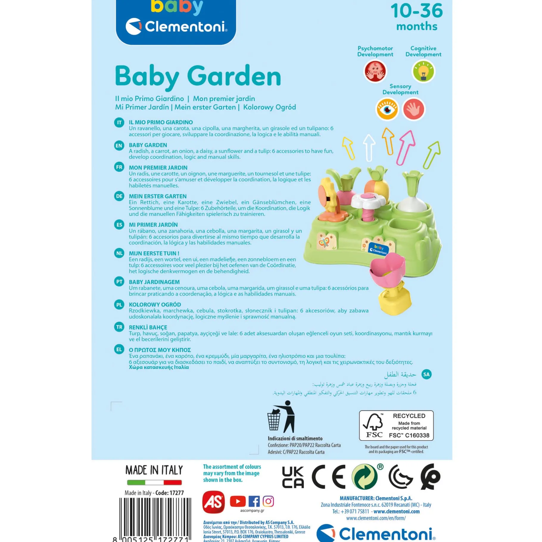 Babyspeelgoed> Clementoni baby tuinsetje