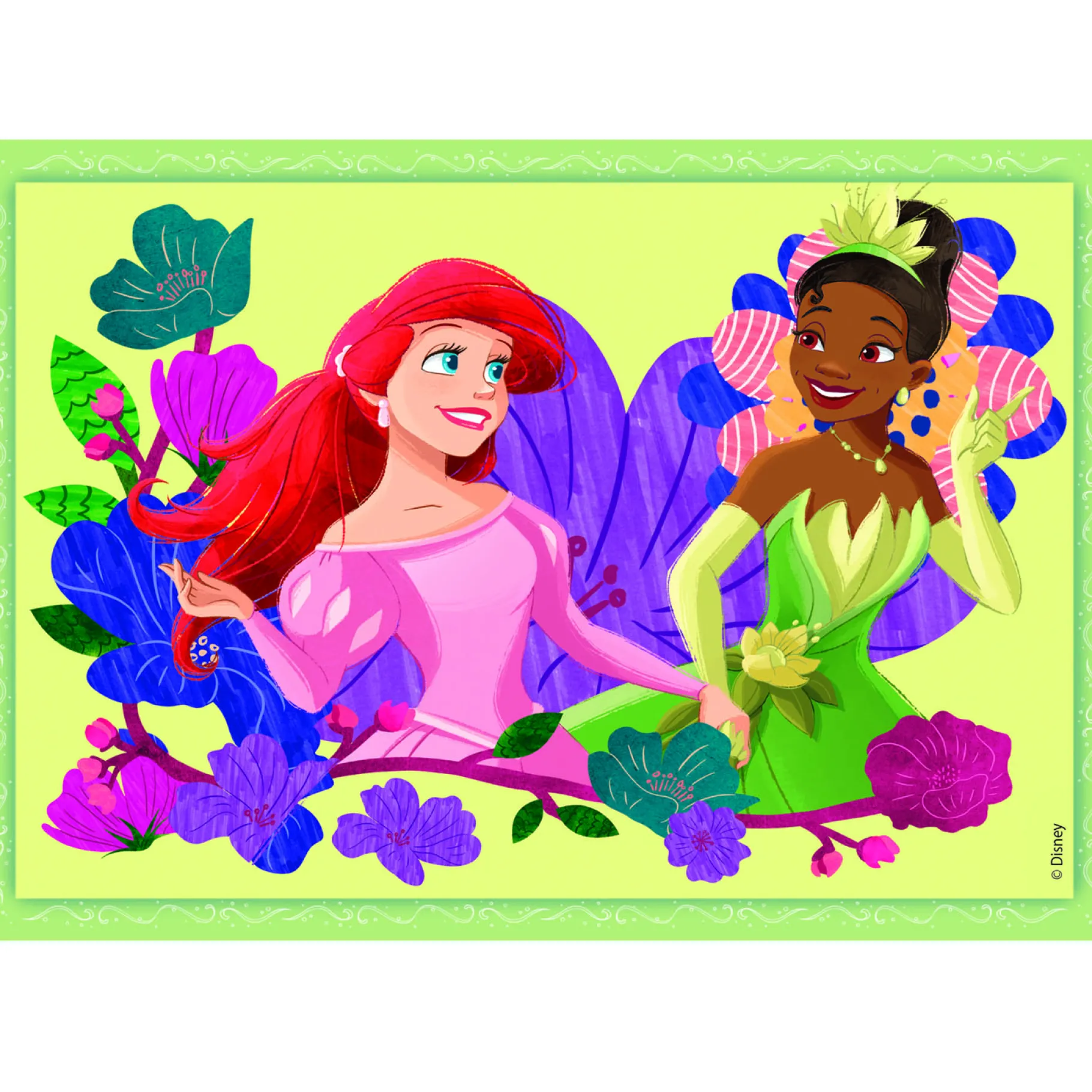 Legpuzzels>Clementoni disney princess 4 in 1 puzzel 12, 16, 20, 24 stukjes