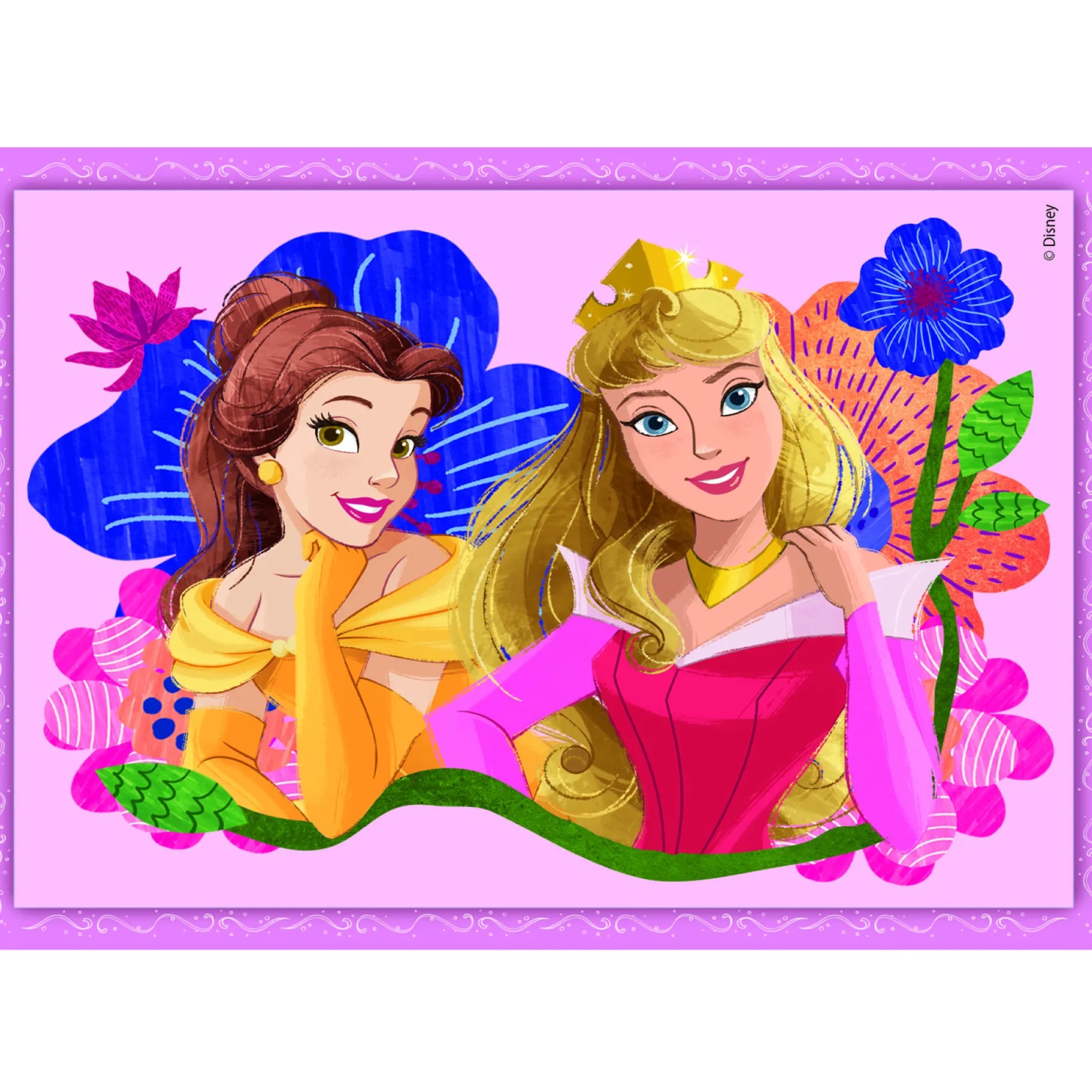Legpuzzels>Clementoni disney princess 4 in 1 puzzel 12, 16, 20, 24 stukjes