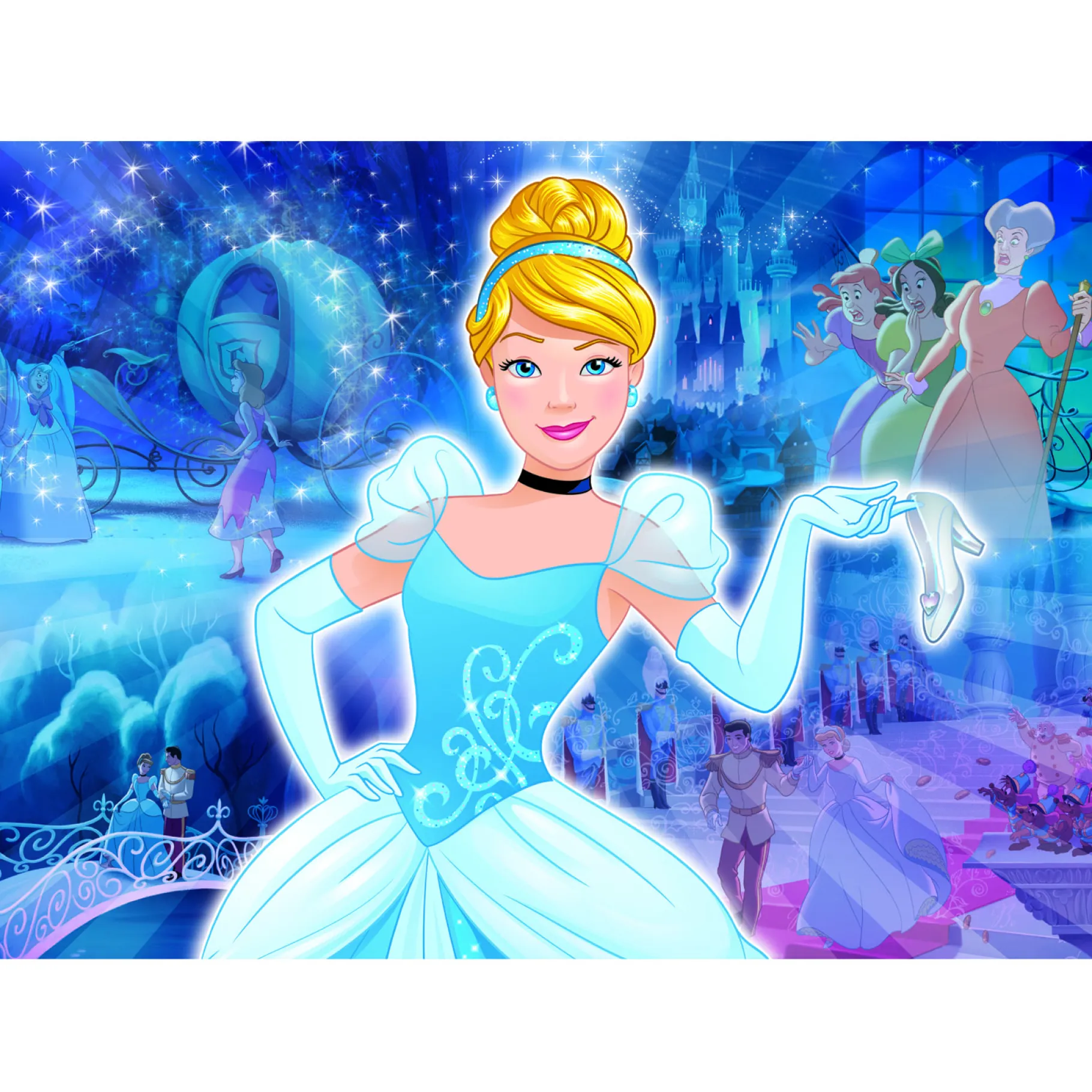 Legpuzzels>Clementoni disney princess puzzel 3 x 48 stukjes