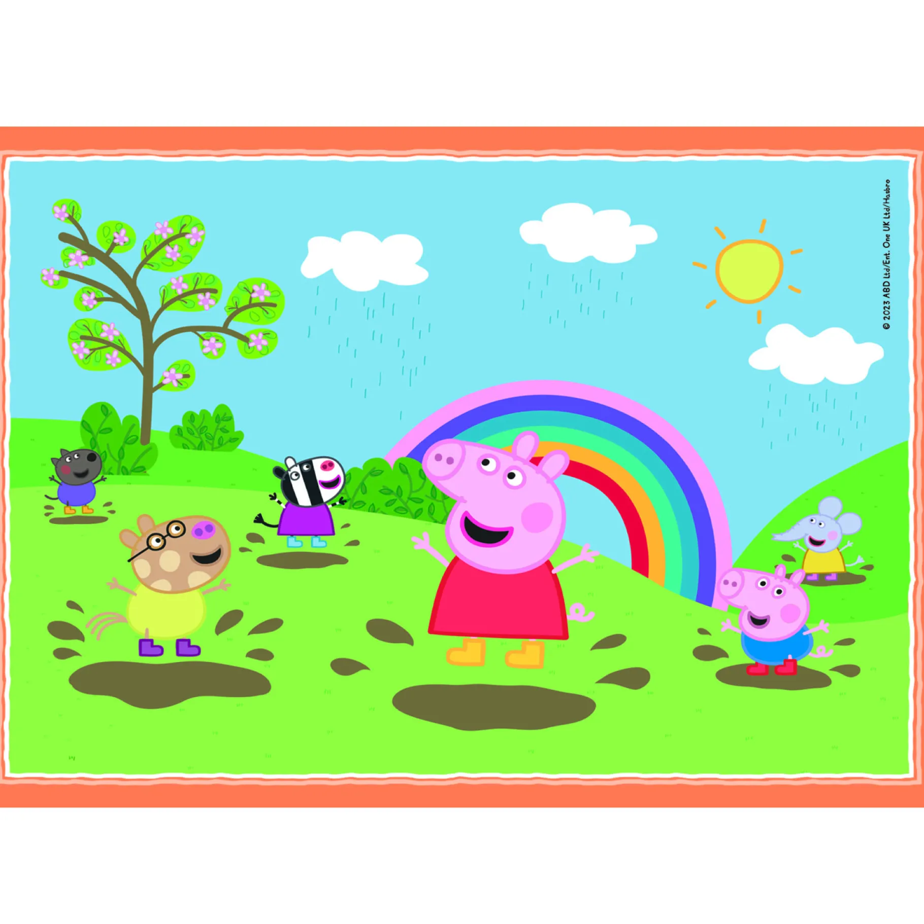 Legpuzzels>Clementoni Peppa Pig 4 in 1 puzzel 12, 16, 20, 24 stukjes