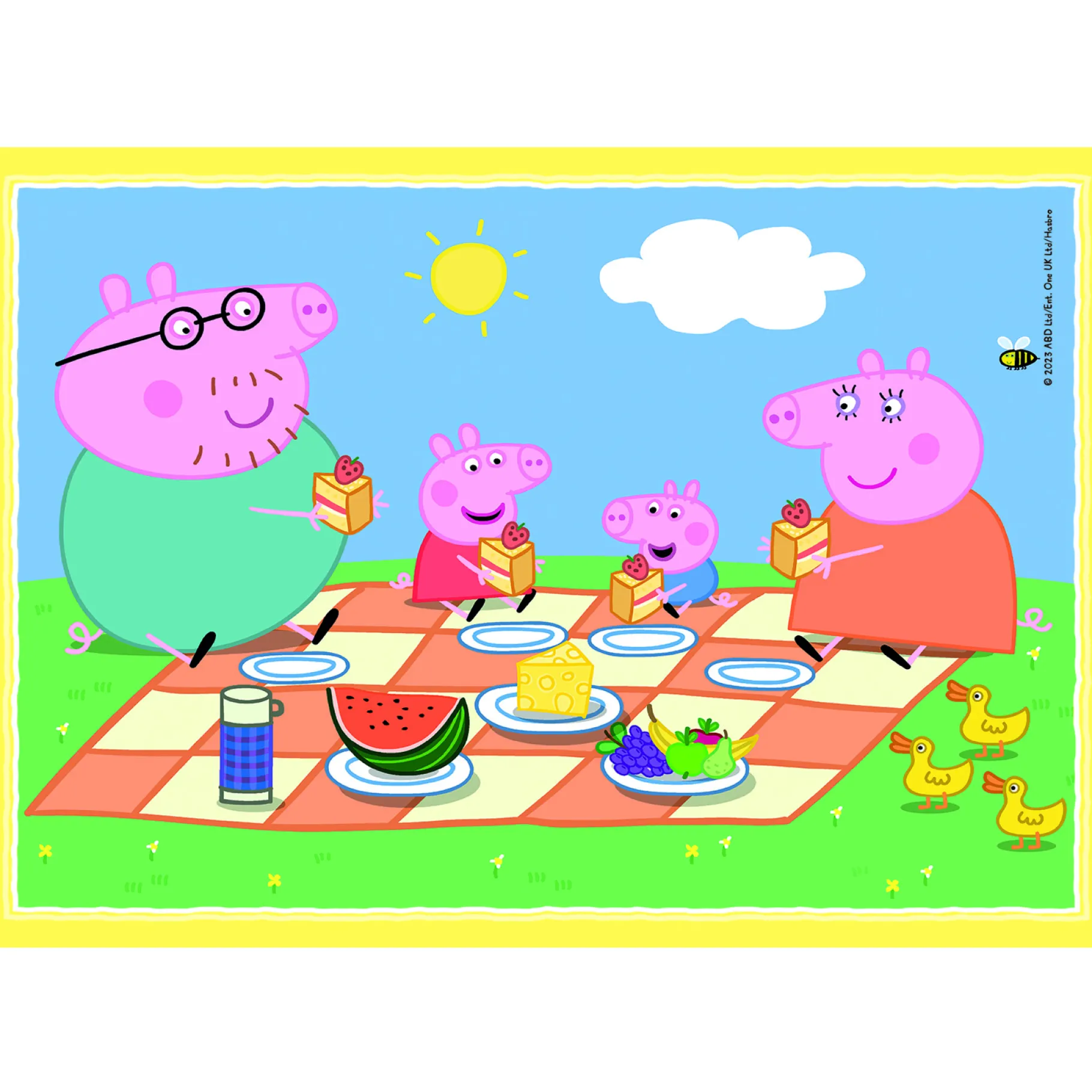 Legpuzzels>Clementoni Peppa Pig 4 in 1 puzzel 12, 16, 20, 24 stukjes
