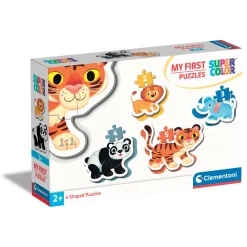 Legpuzzels> Clementoni Puzzel my first 2, 3, 4, 5 stukjes  Wilde dieren