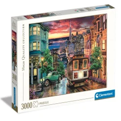 Houten Puzzels> Clementoni puzzel San Francisco 3000 stukjes