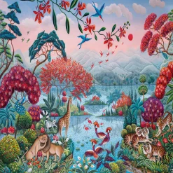 Houten Puzzels> Clementoni puzzel Vredig Oerwoud 2000 stukjes