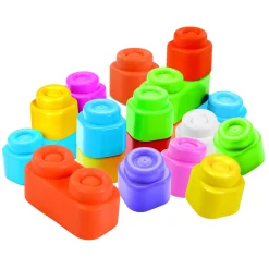 Jongens> Clemmy bouwblokken 20 stuks in tas