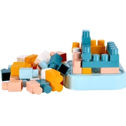 Houten Blokken></noscript>Abrick Écoiffier blokkenton 50 delig