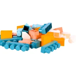 Houten Blokken></noscript>Abrick Écoiffier blokkenton 50 delig