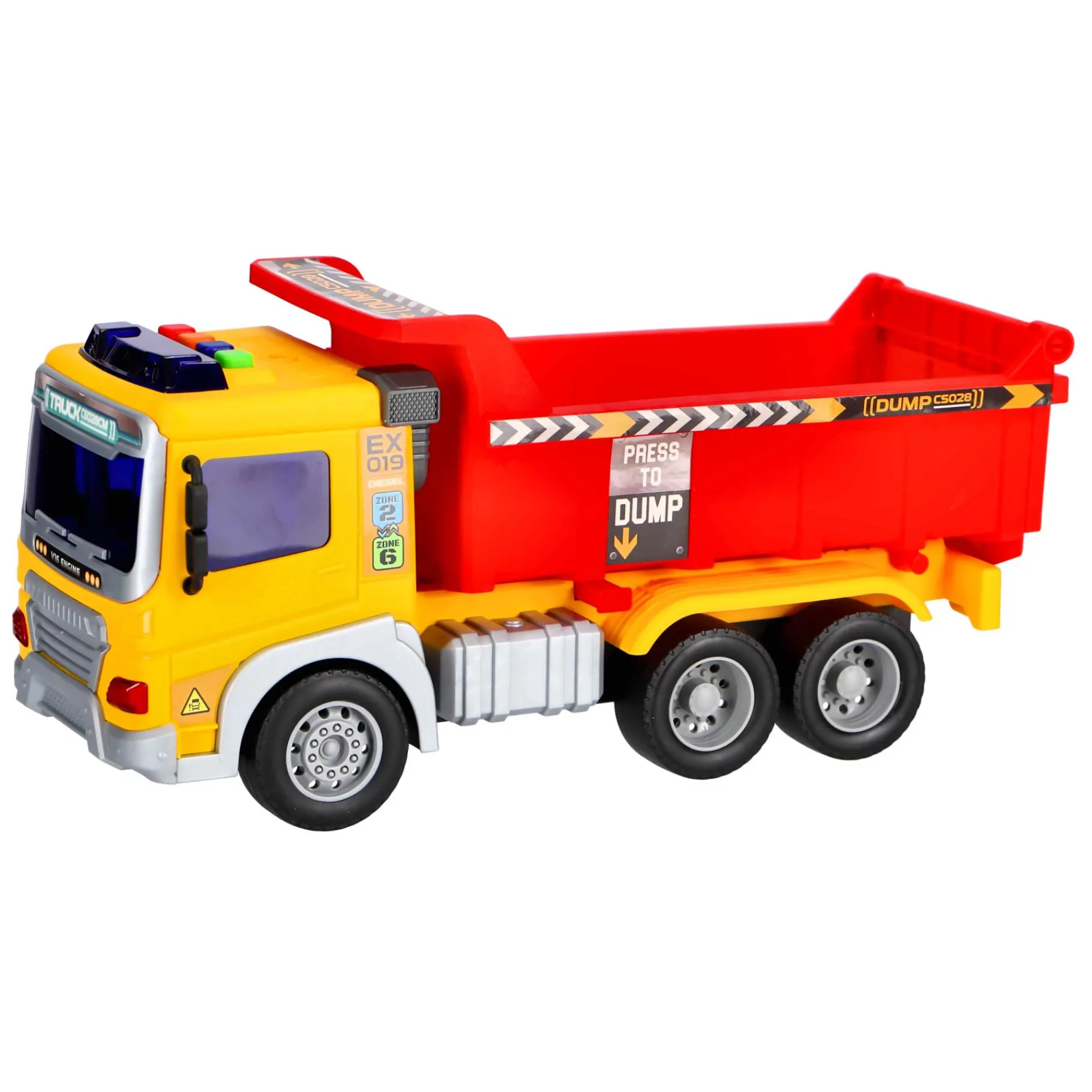 Auto's|Jongens> Constructie truck met licht en geluid