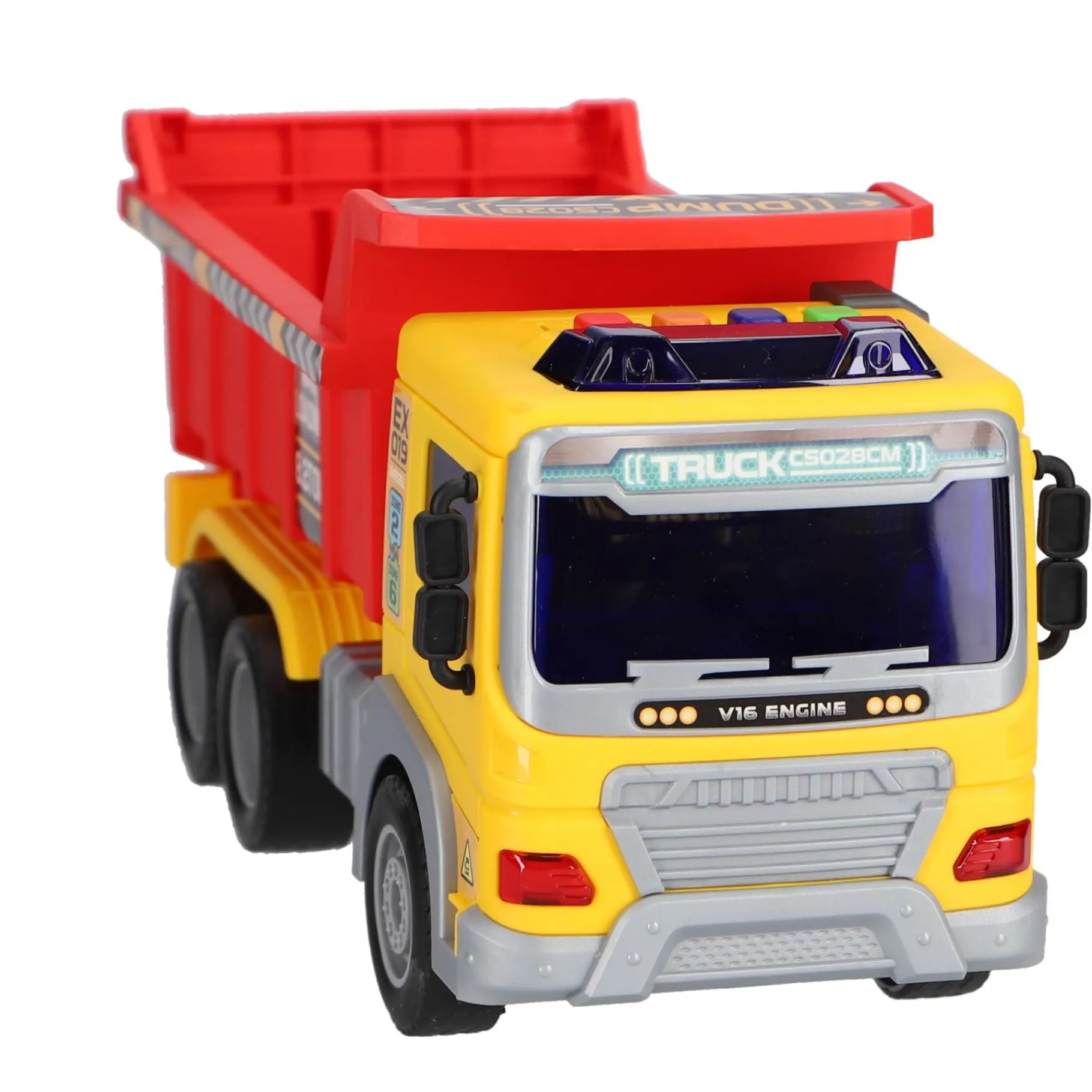 Auto's|Jongens> Constructie truck met licht en geluid