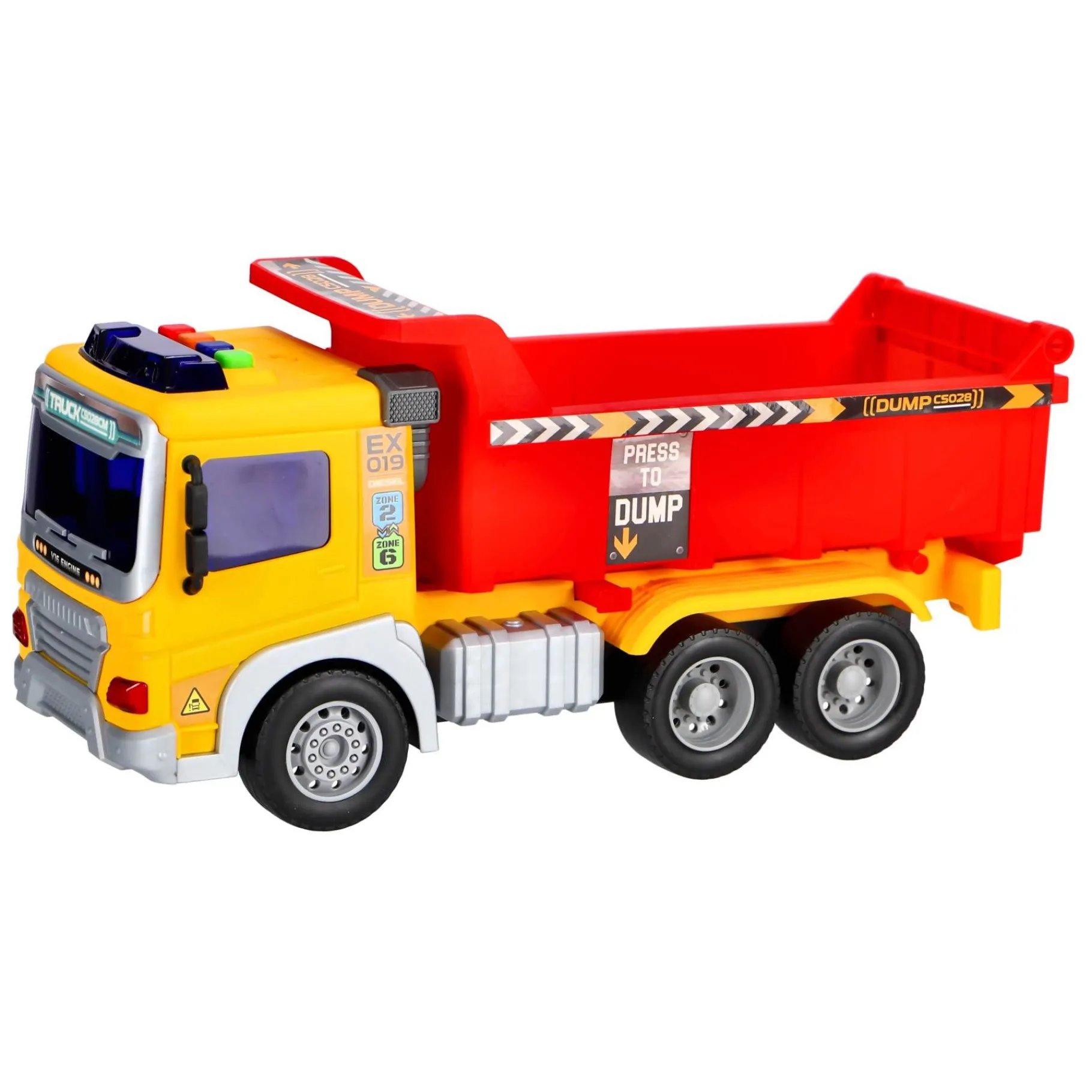 Auto's|Jongens> Constructie truck met licht en geluid