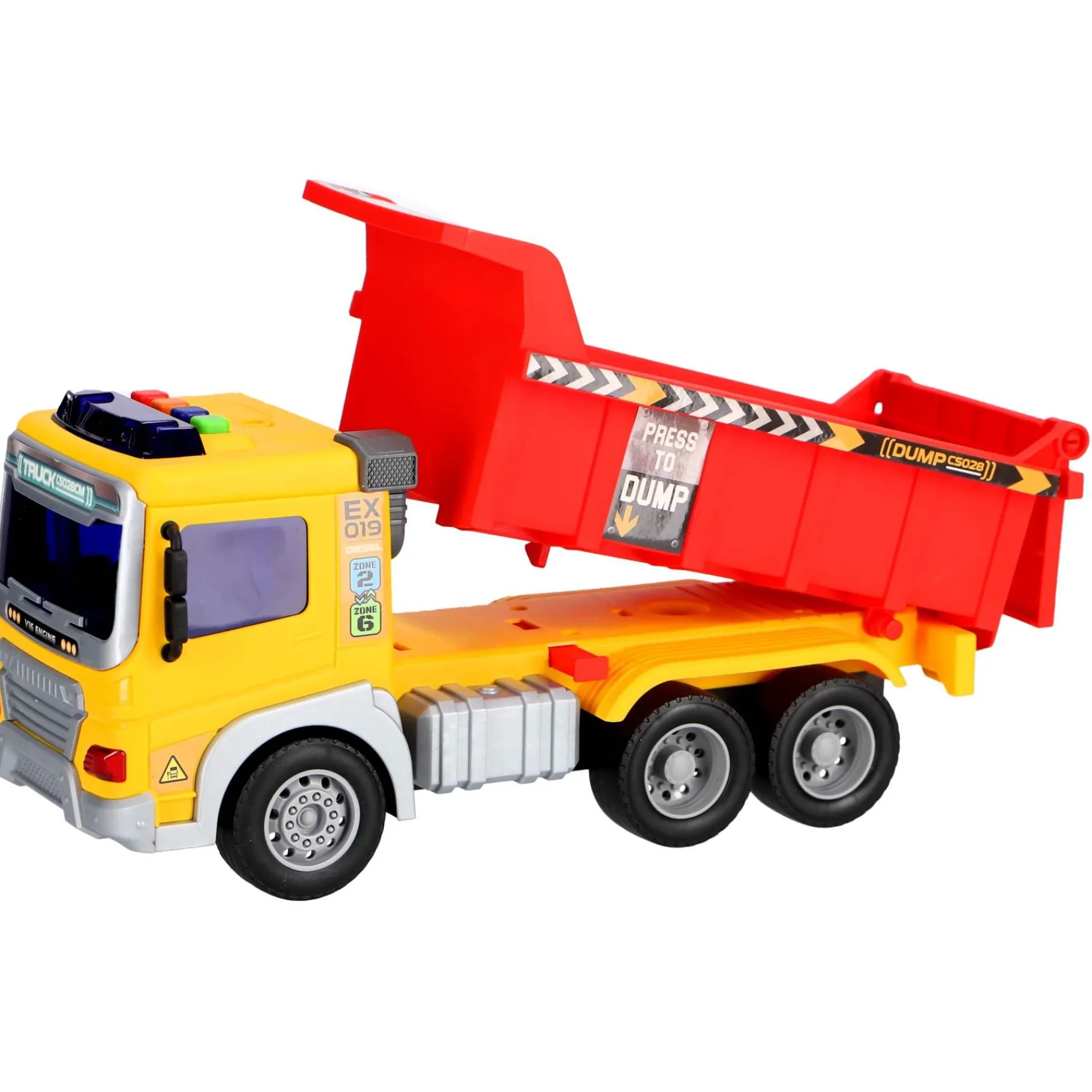 Auto's|Jongens> Constructie truck met licht en geluid